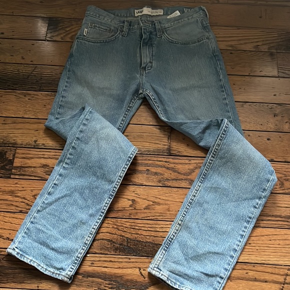 Vintage Vans Straight Leg Jeans 28x28 blue wash - Picture 2 of 5